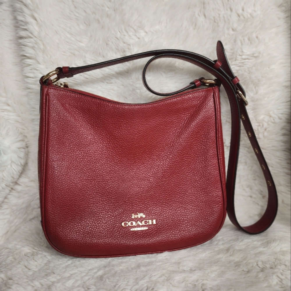 Coach Ellie Leather File bag in Red C1648
